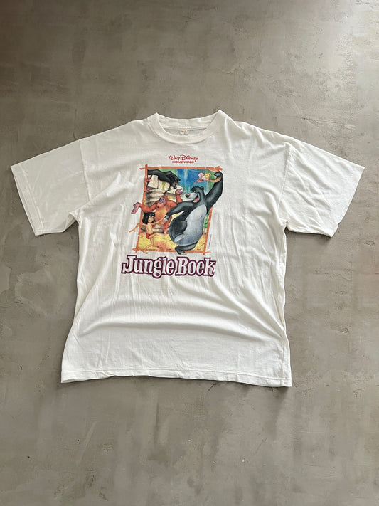 WHITE DINSEY JUNGLE BOOK PROMO TEE - 2000S - L