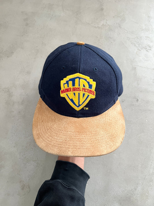 NAVY/BEIGE WARNER BROS CAP - 1990S