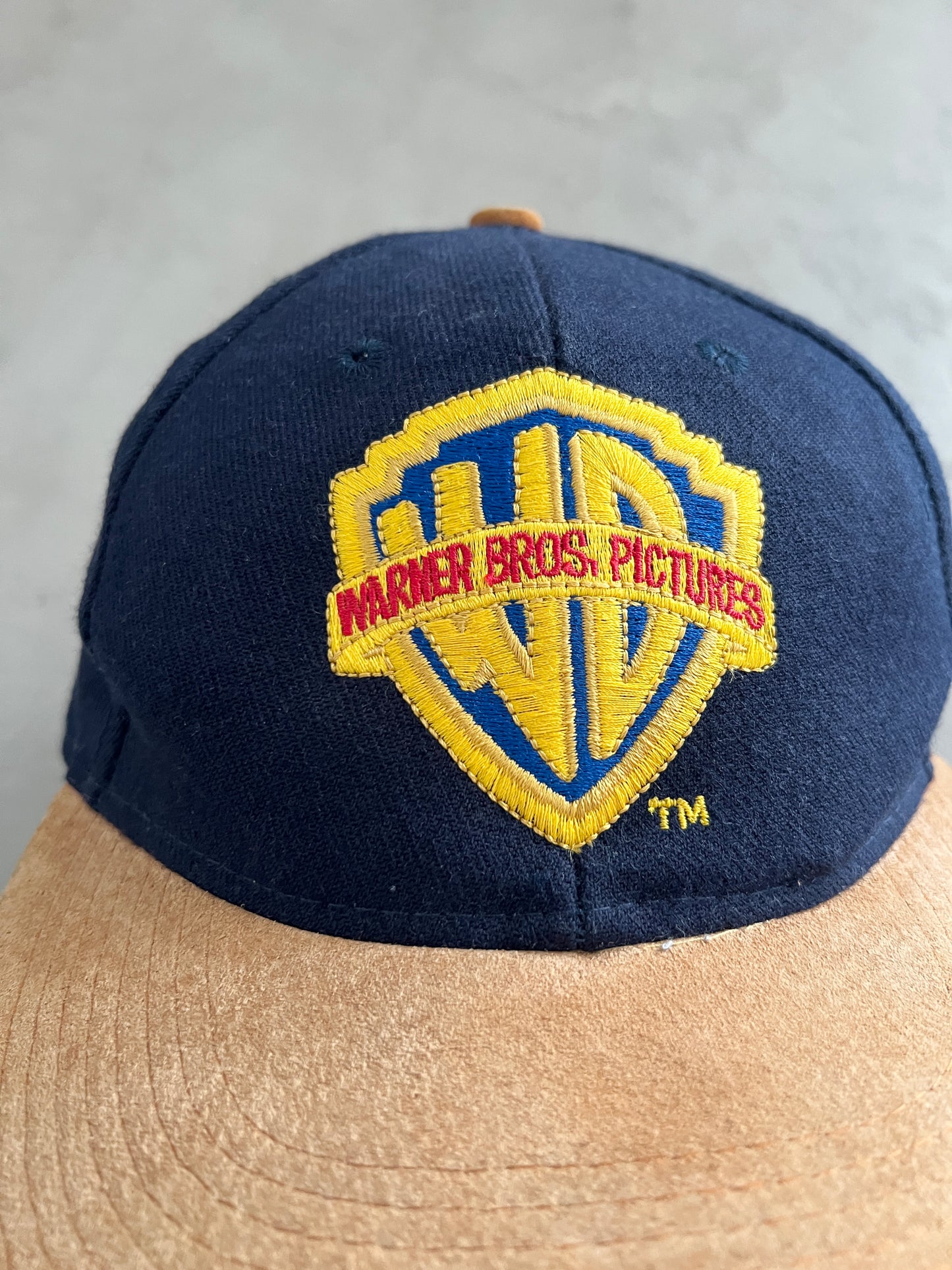 NAVY/BEIGE WARNER BROS CAP - 1990S