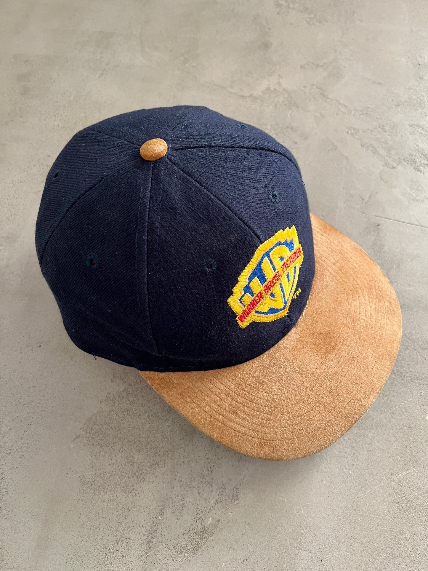 NAVY/BEIGE WARNER BROS CAP - 1990S