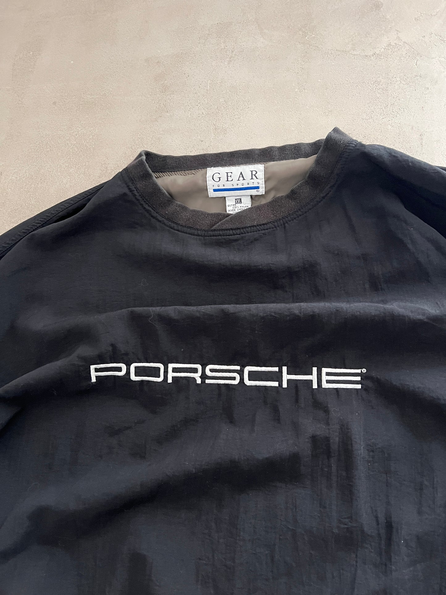 BLACK PORSCHE SWEATER - 1990S - XL/XXL