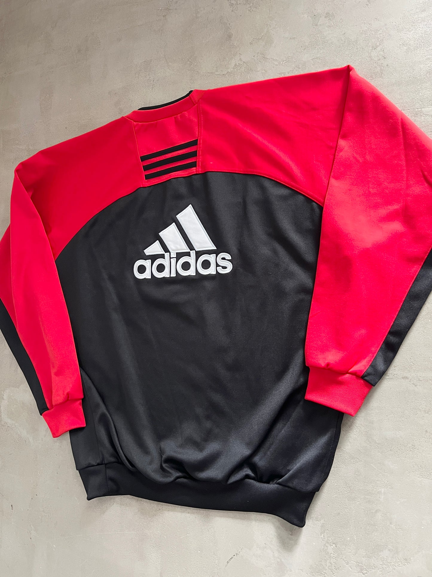 BLACK AC MILAN SWEATER - 1990S - XL