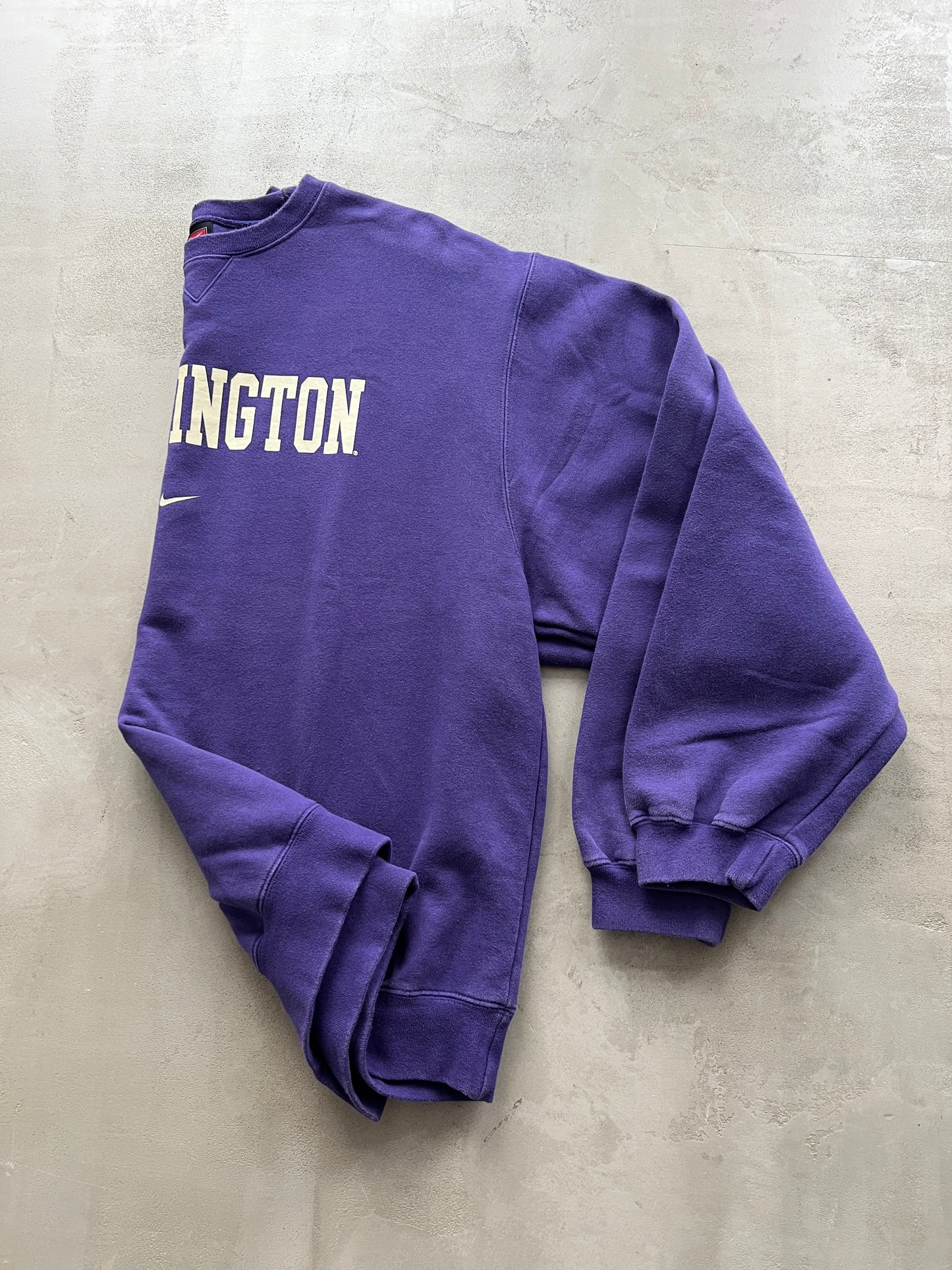 PURPLE NIKE WASHINGTON SWEATER - 1990S - XL