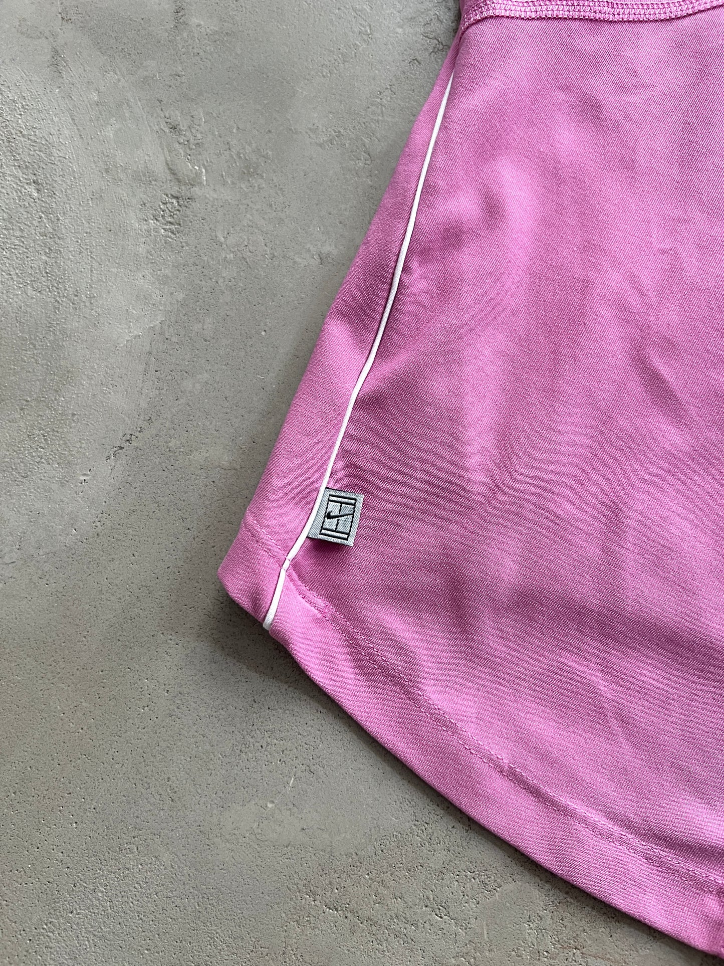 PINK POLO TEE - 2000S - WMNS M/L