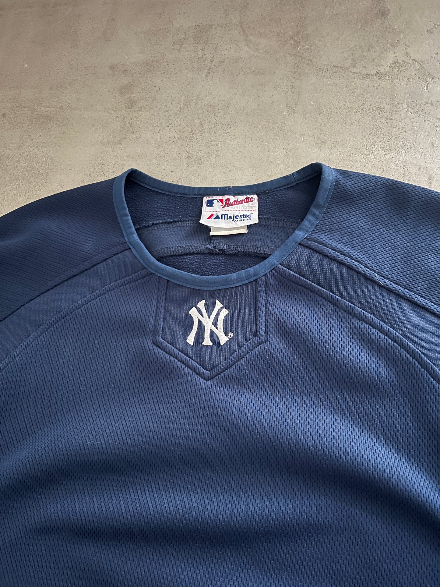 NAVY YANKEES LONGSLEEVE - 2000S - XL