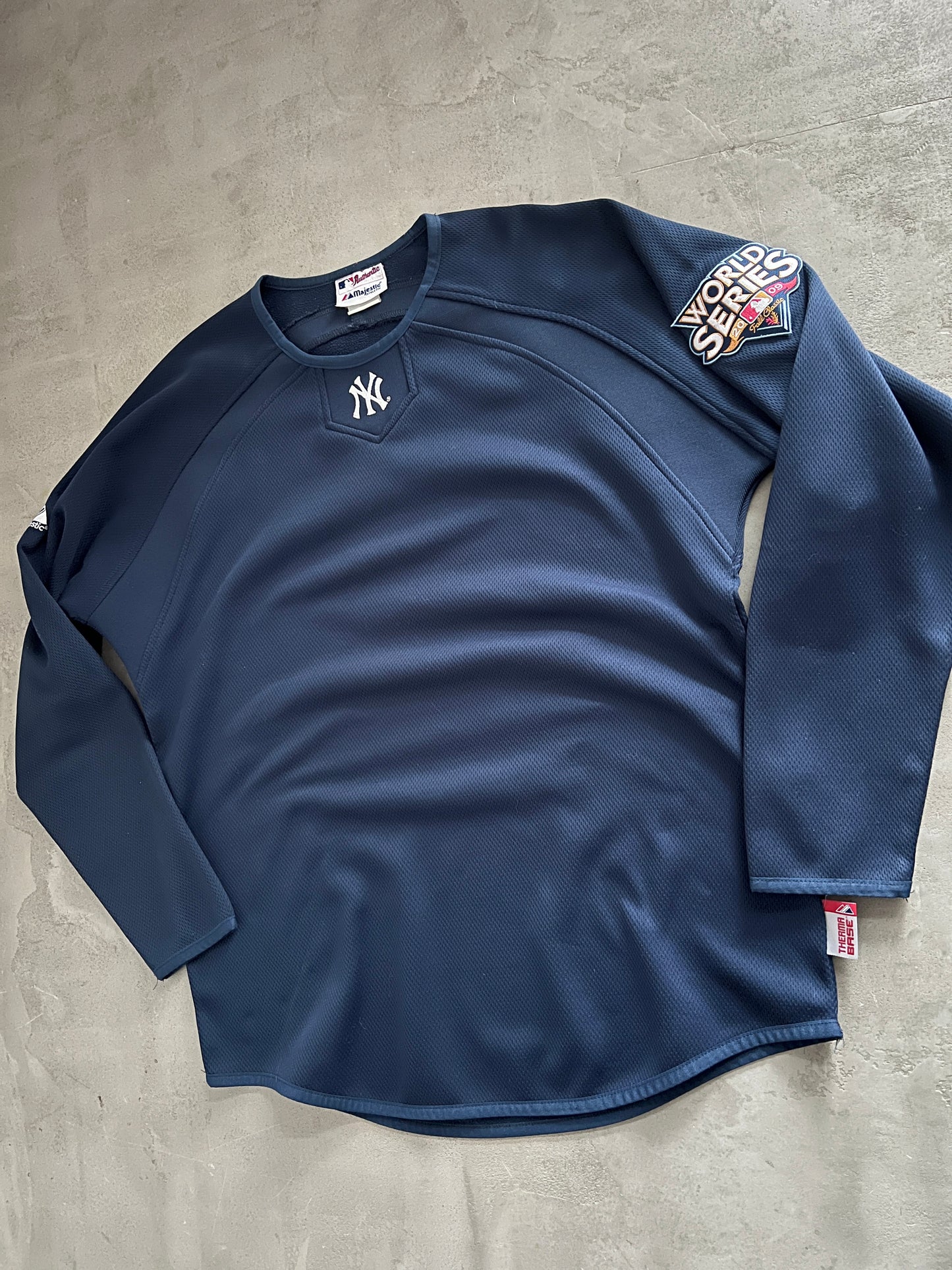 NAVY YANKEES LONGSLEEVE - 2000S - XL