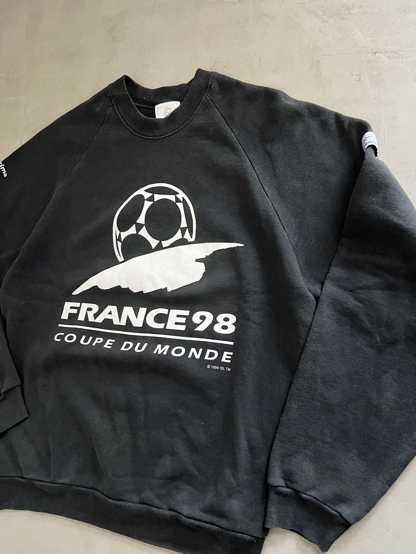 BLACK SOCCER WORLD CUP 1998 SWEATER - XL