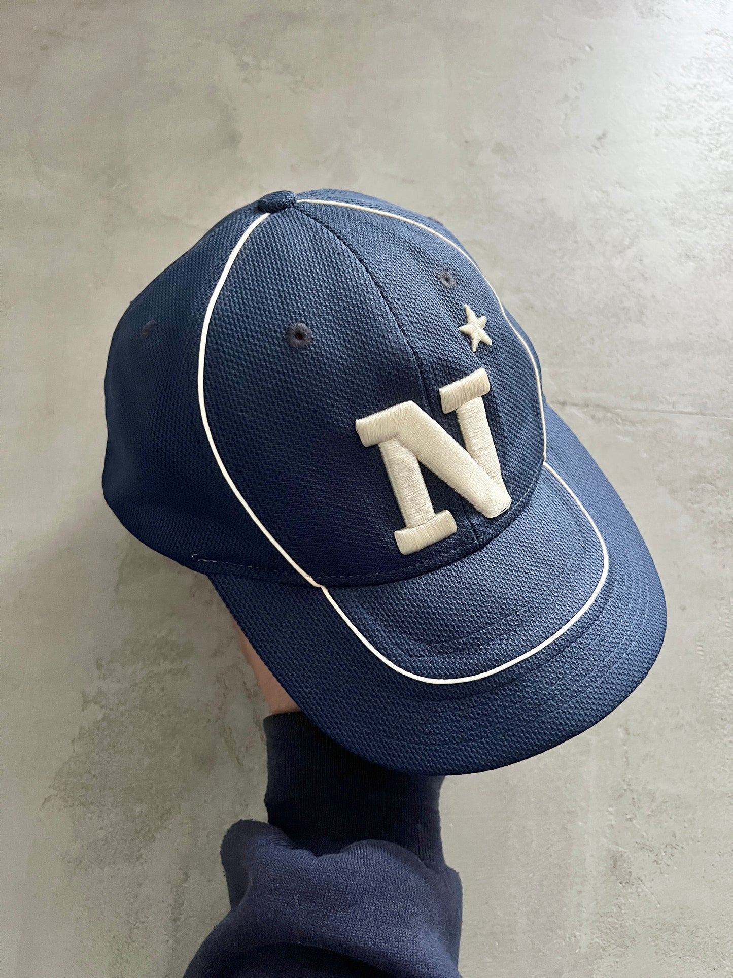 NAVY NIKE CAP - 1990S