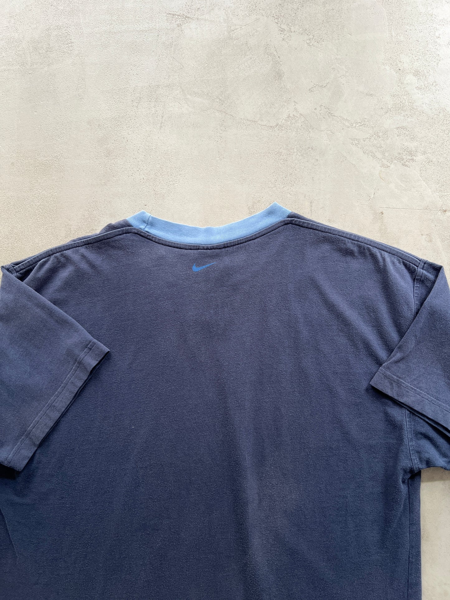 FADED NAVY NIKE TEE - 1990S - XL