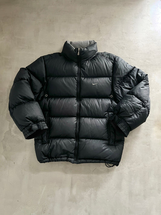 BLACK NIKE PUFFER - 2000S - L