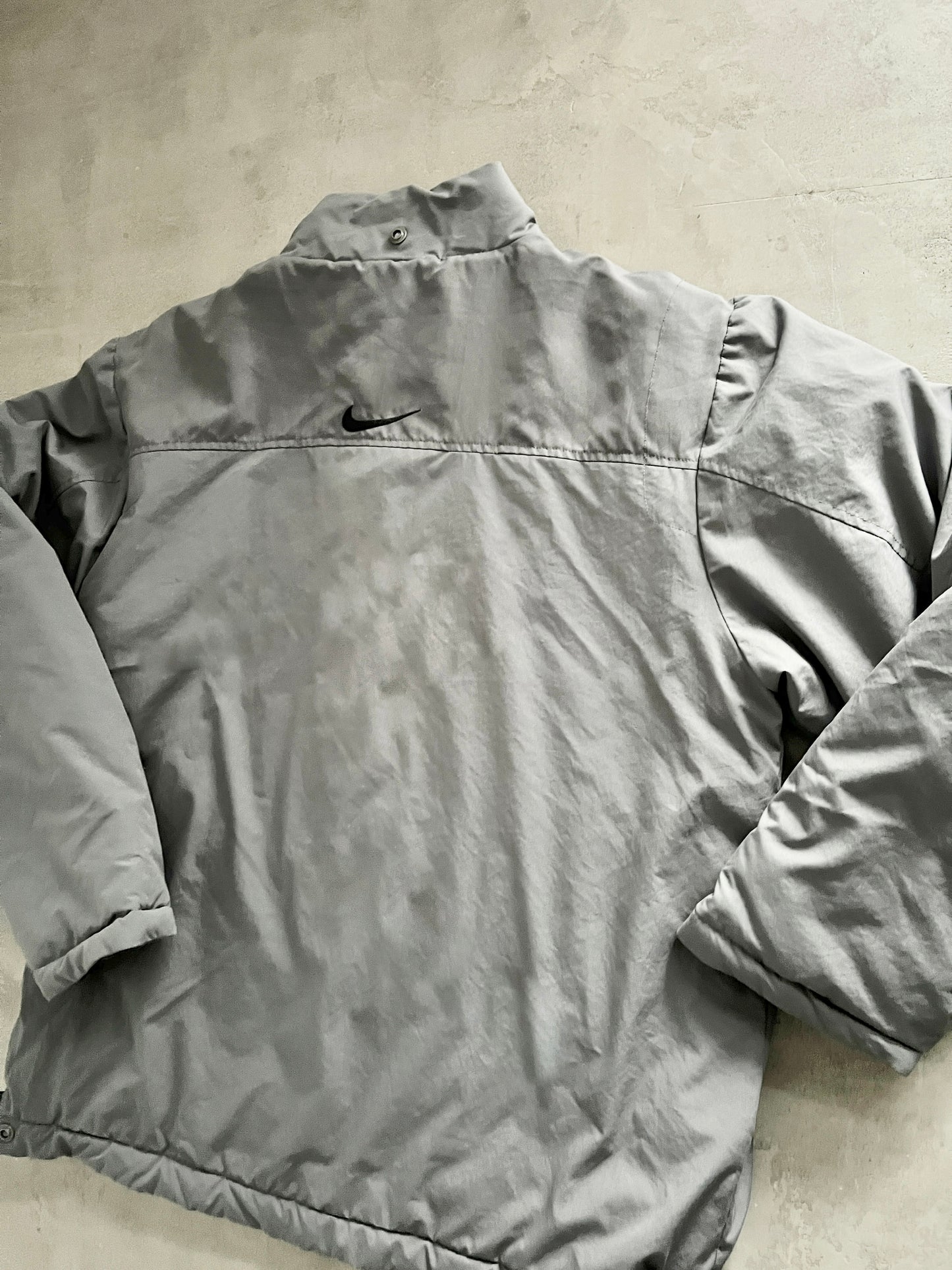 GREY NIKE FALL PUFFER - 2000S - L