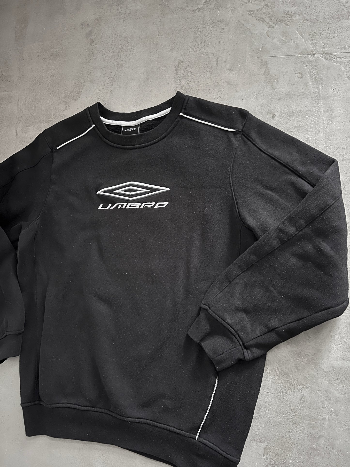 BLACK UMBRO SWEATER - 2000S - M/L