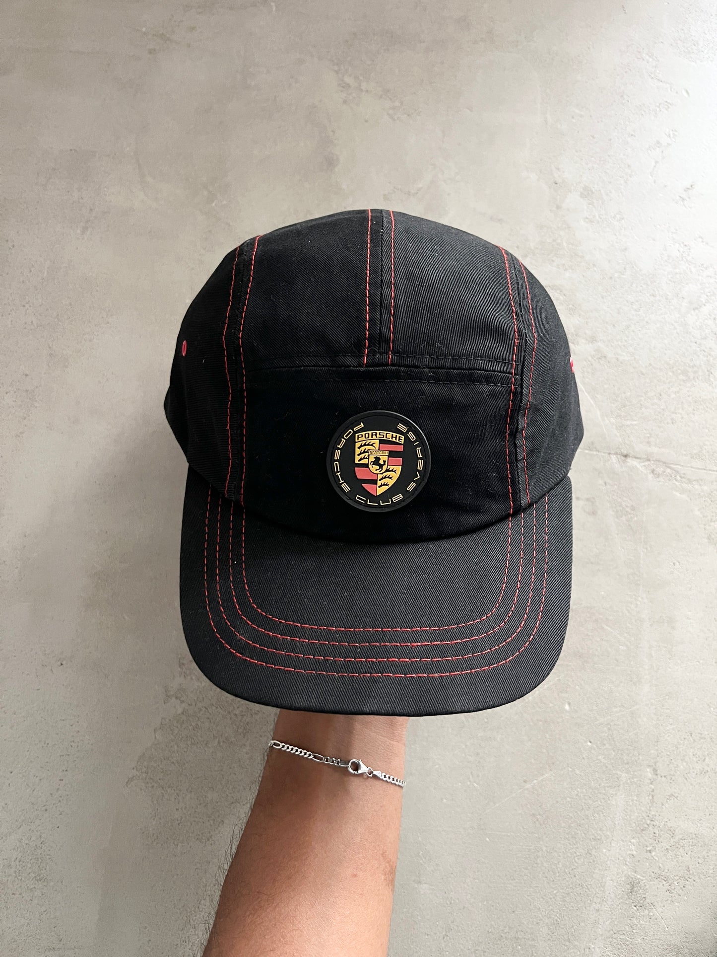 BLACK PORSCHE CAP - 1990S