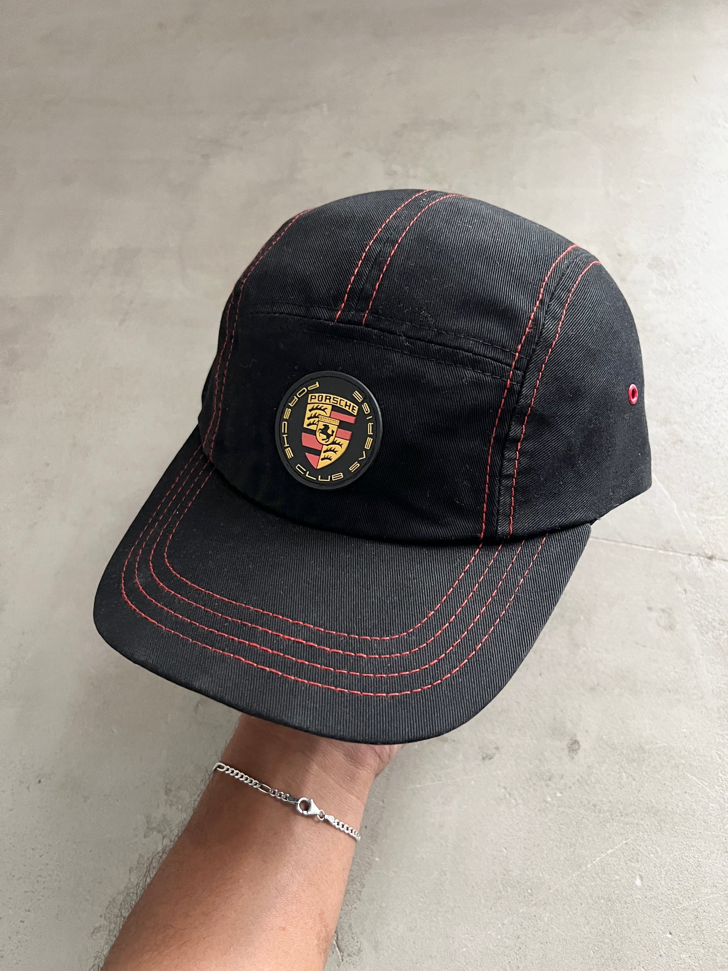 BLACK PORSCHE CAP - 1990S