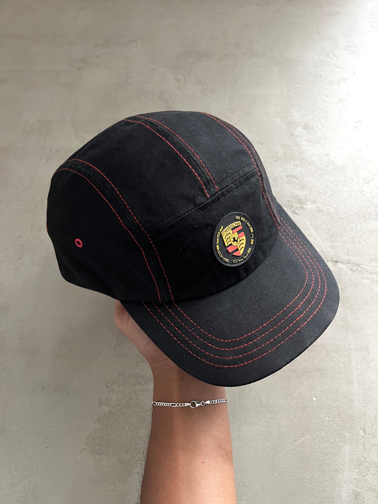 BLACK PORSCHE CAP - 1990S