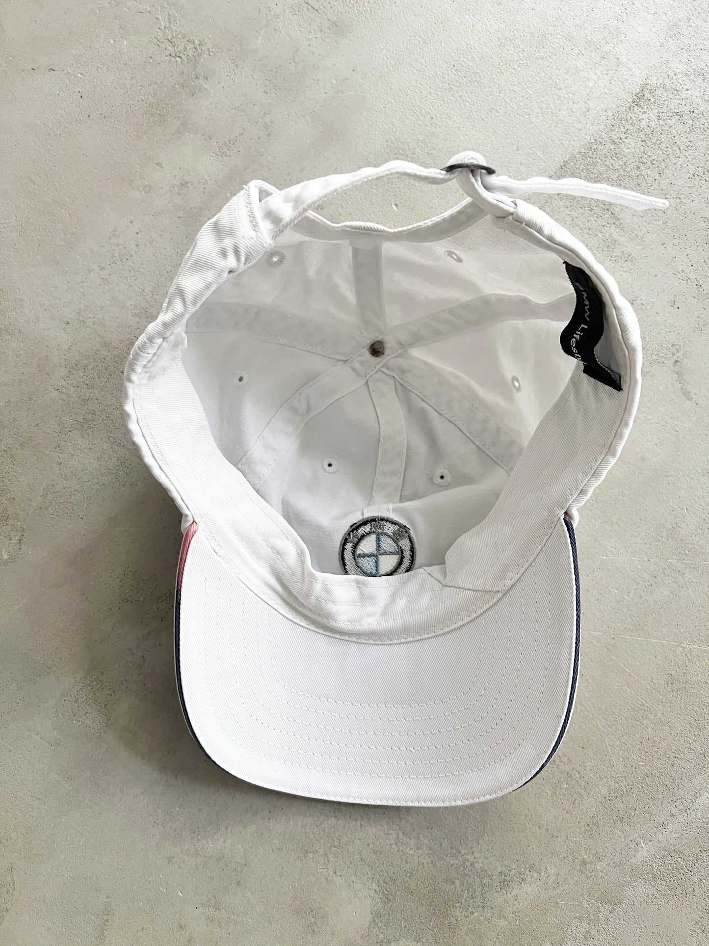 WHITE BMW CAP - 2000S