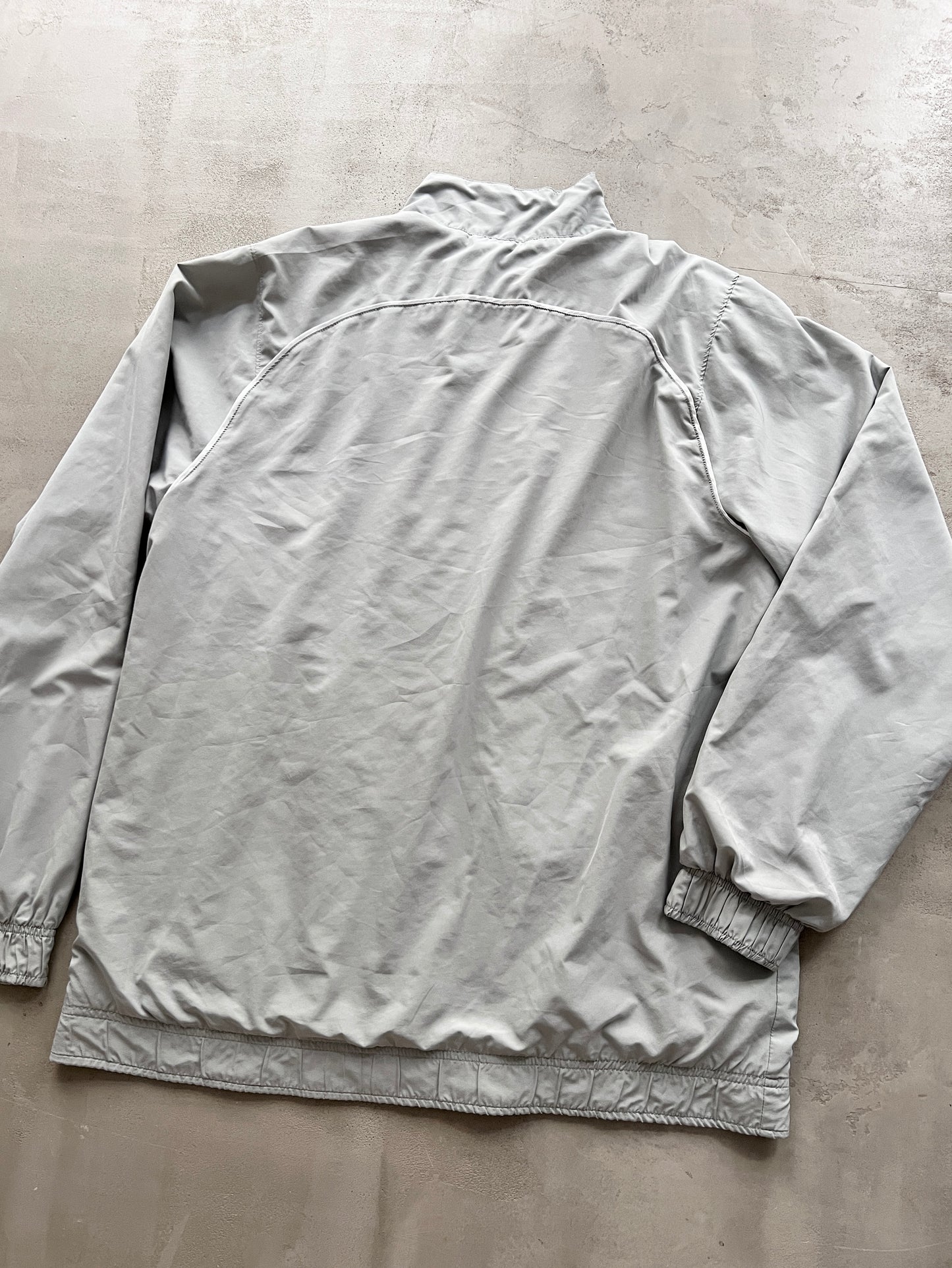 GREY NIKE TRACK JACKET - 2000S - XL