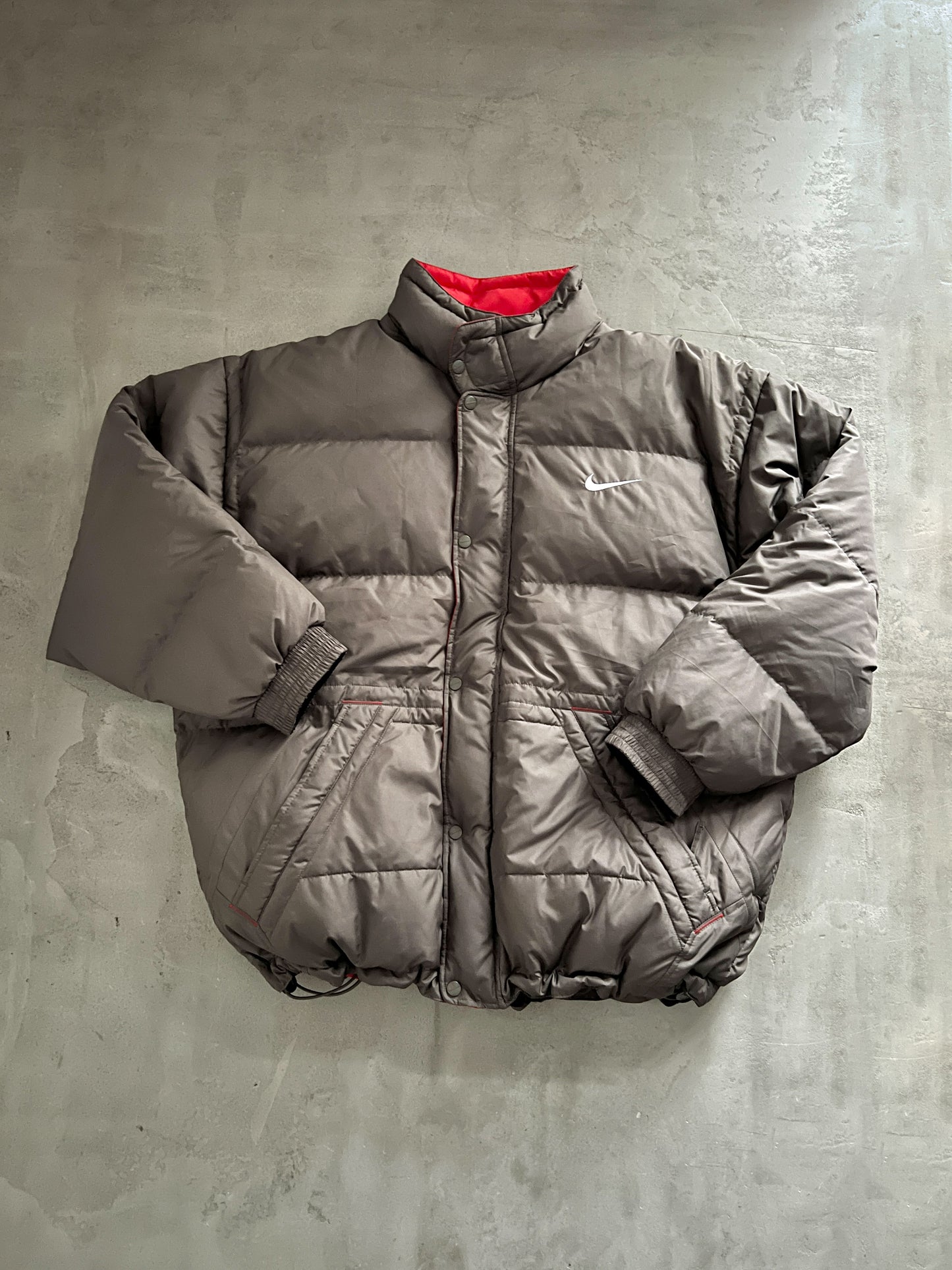 MOCHA NIKE PUFFER - 1990S - L/XL