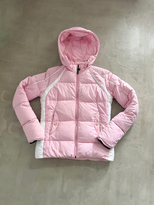 PINK NIKE PUFFER - 2000S - WMNS M