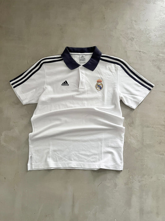 WHITE REAL MADRID POLO - 2000S - M