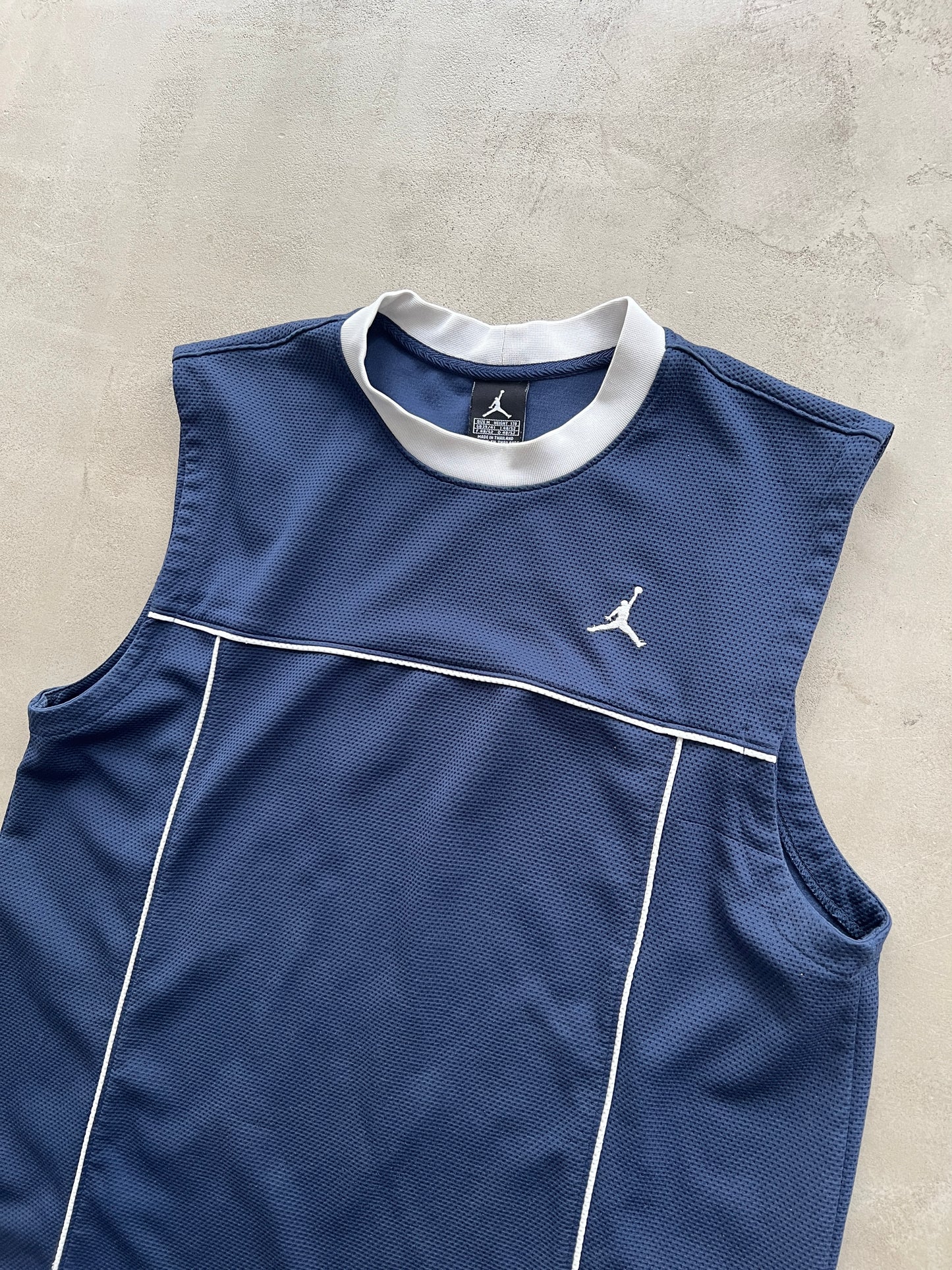 NAVY AIR JORDAN JERSEY - 2000S - XL