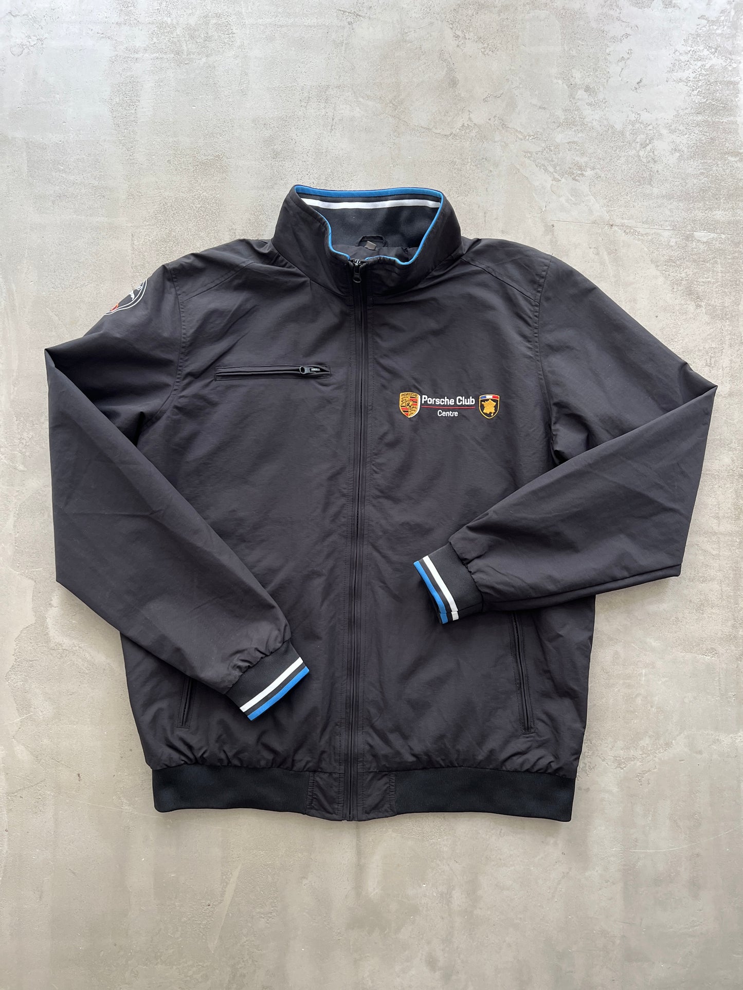 BLACK PORSCHE JACKET - 2000S - XL