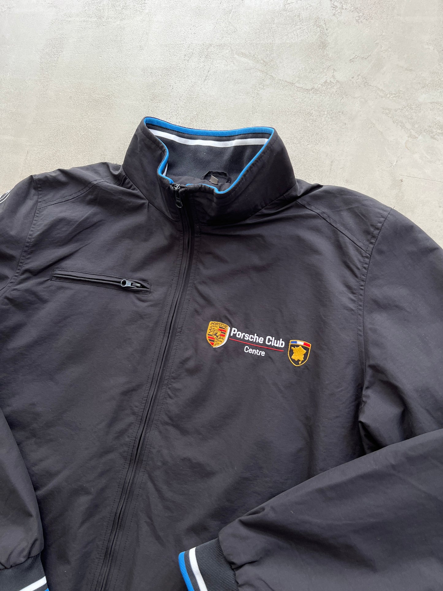 BLACK PORSCHE JACKET - 2000S - XL