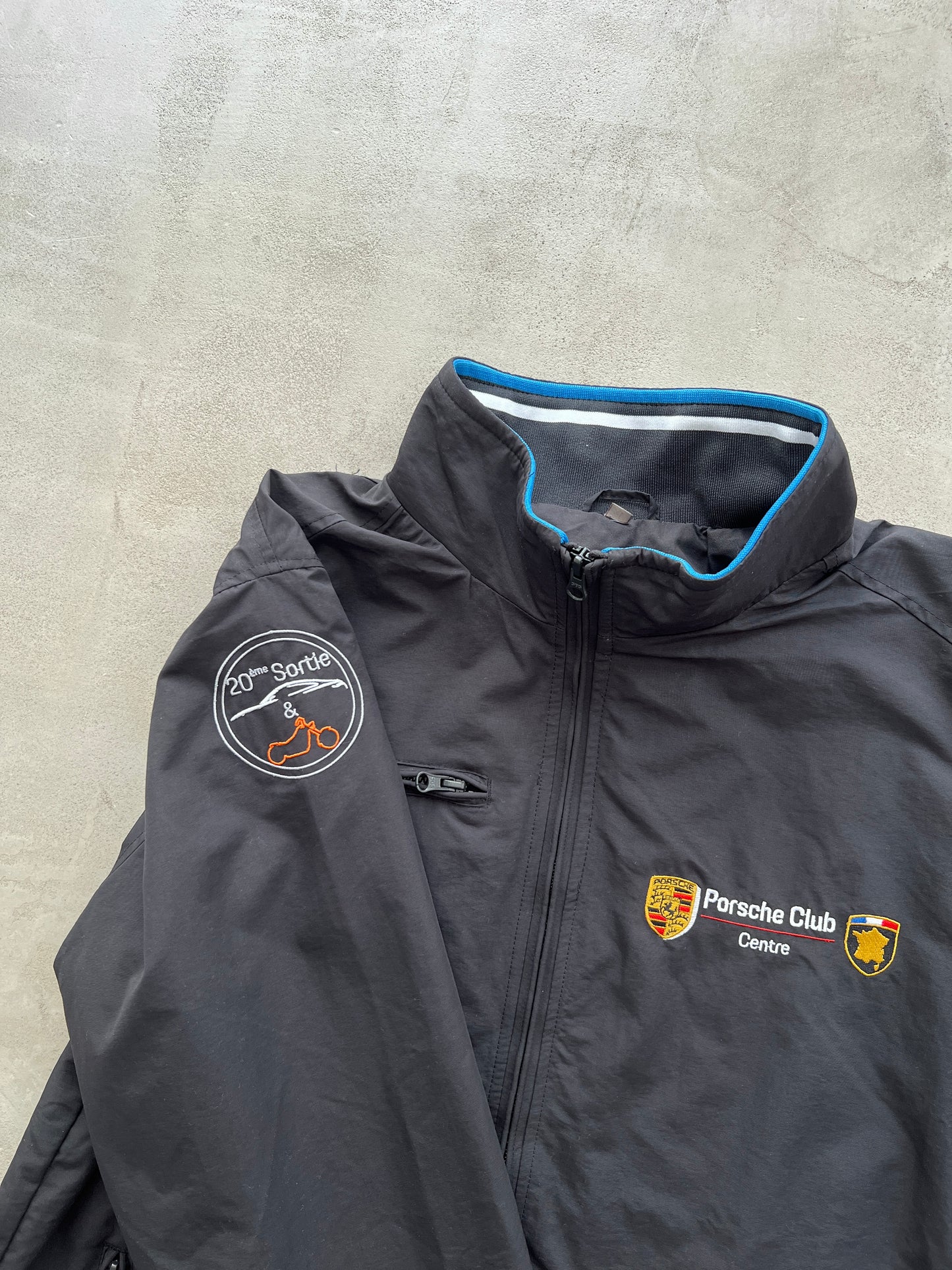 BLACK PORSCHE JACKET - 2000S - XL