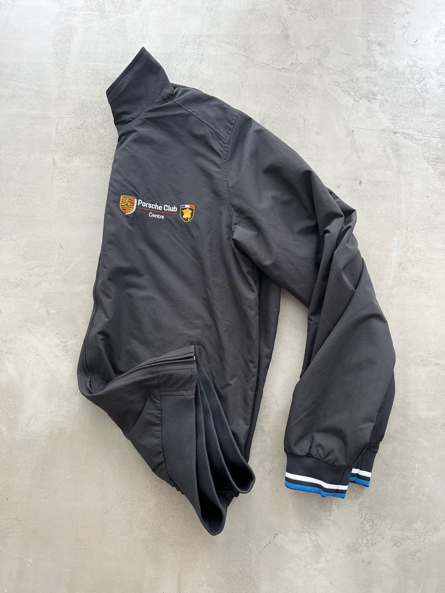 BLACK PORSCHE JACKET - 2000S - XL