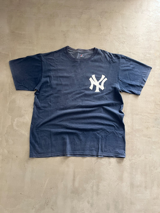 FADED NAVY YANKEES TEE - 2000S - XL/L