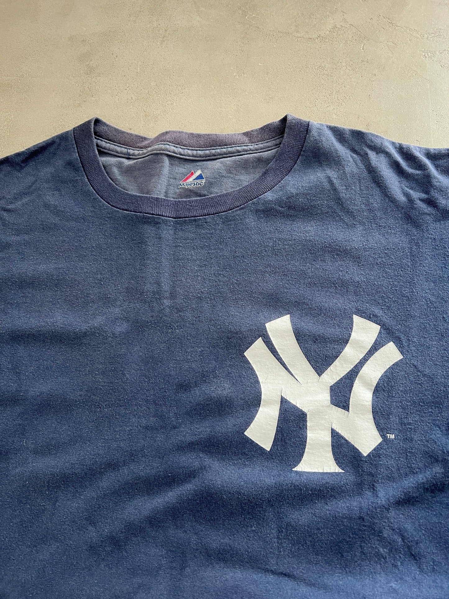 FADED NAVY YANKEES TEE - 2000S - XL/L