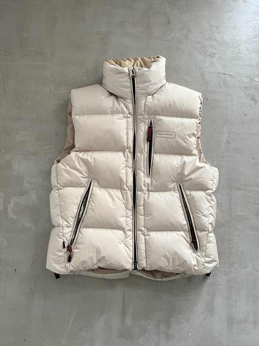 CREME POLO SPORT PUFFER VEST - 2000S - M