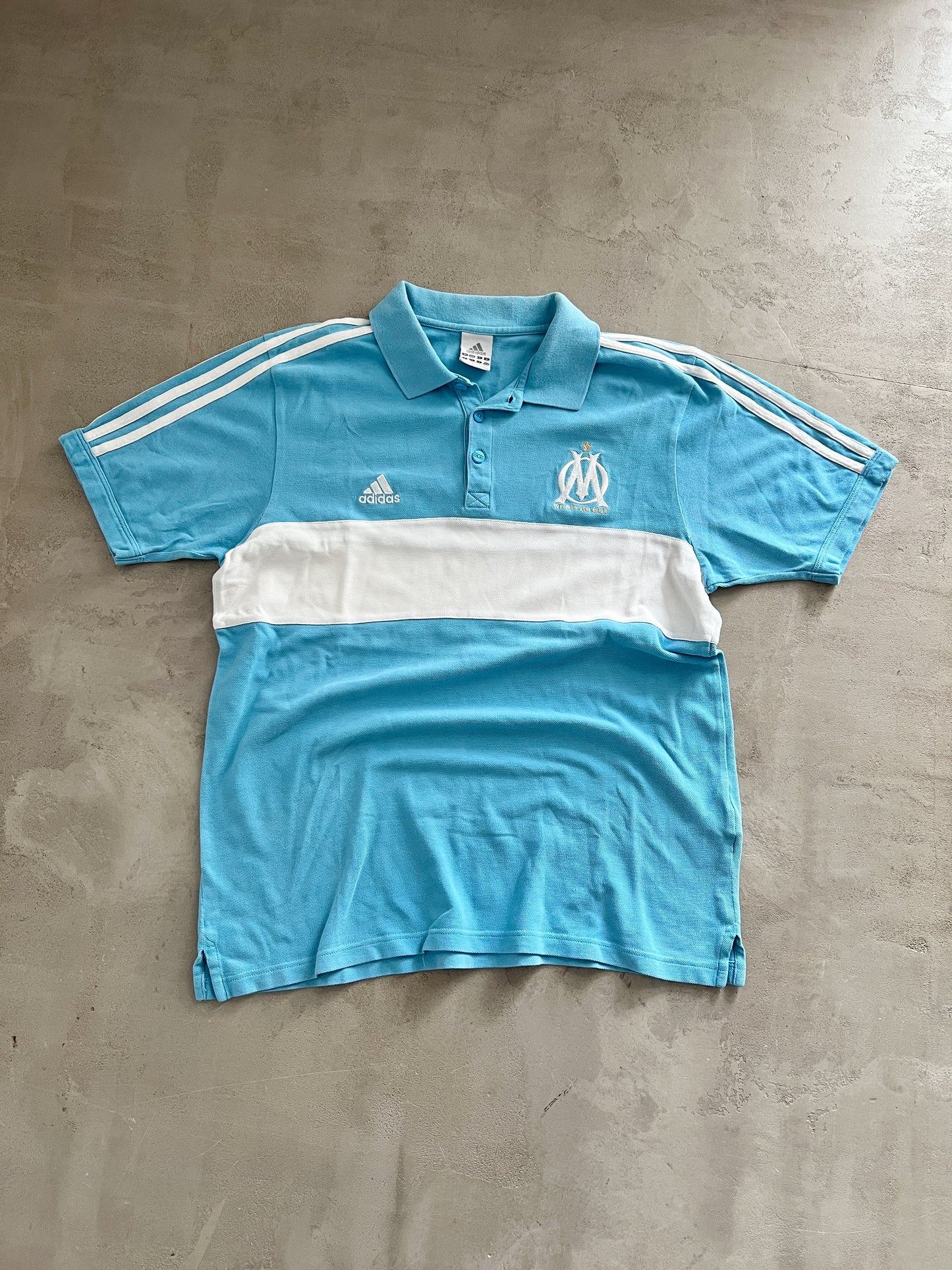 BABY BLUE MARSEILLE POLO - 2000S - M/L