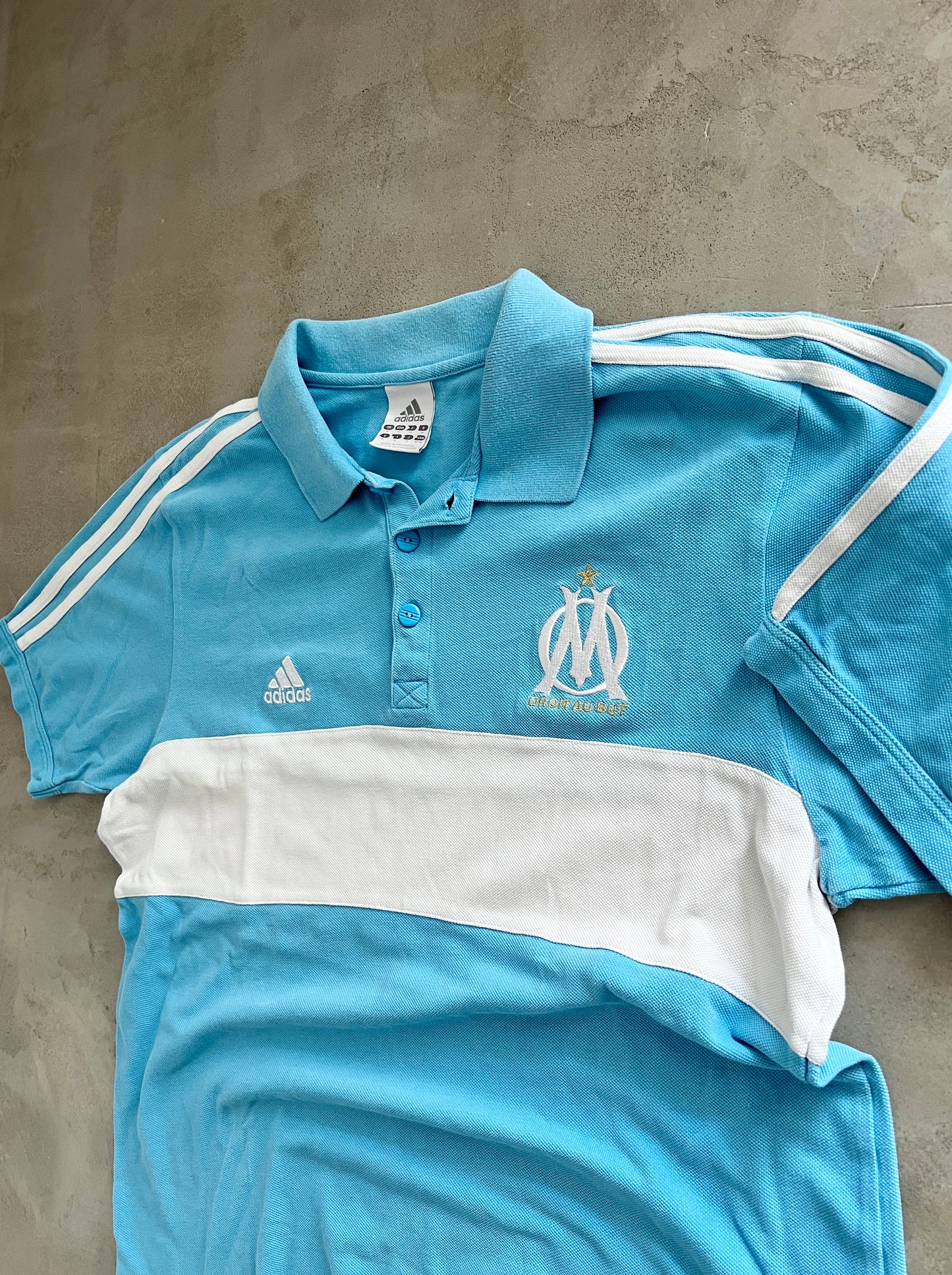 BABY BLUE MARSEILLE POLO - 2000S - M/L