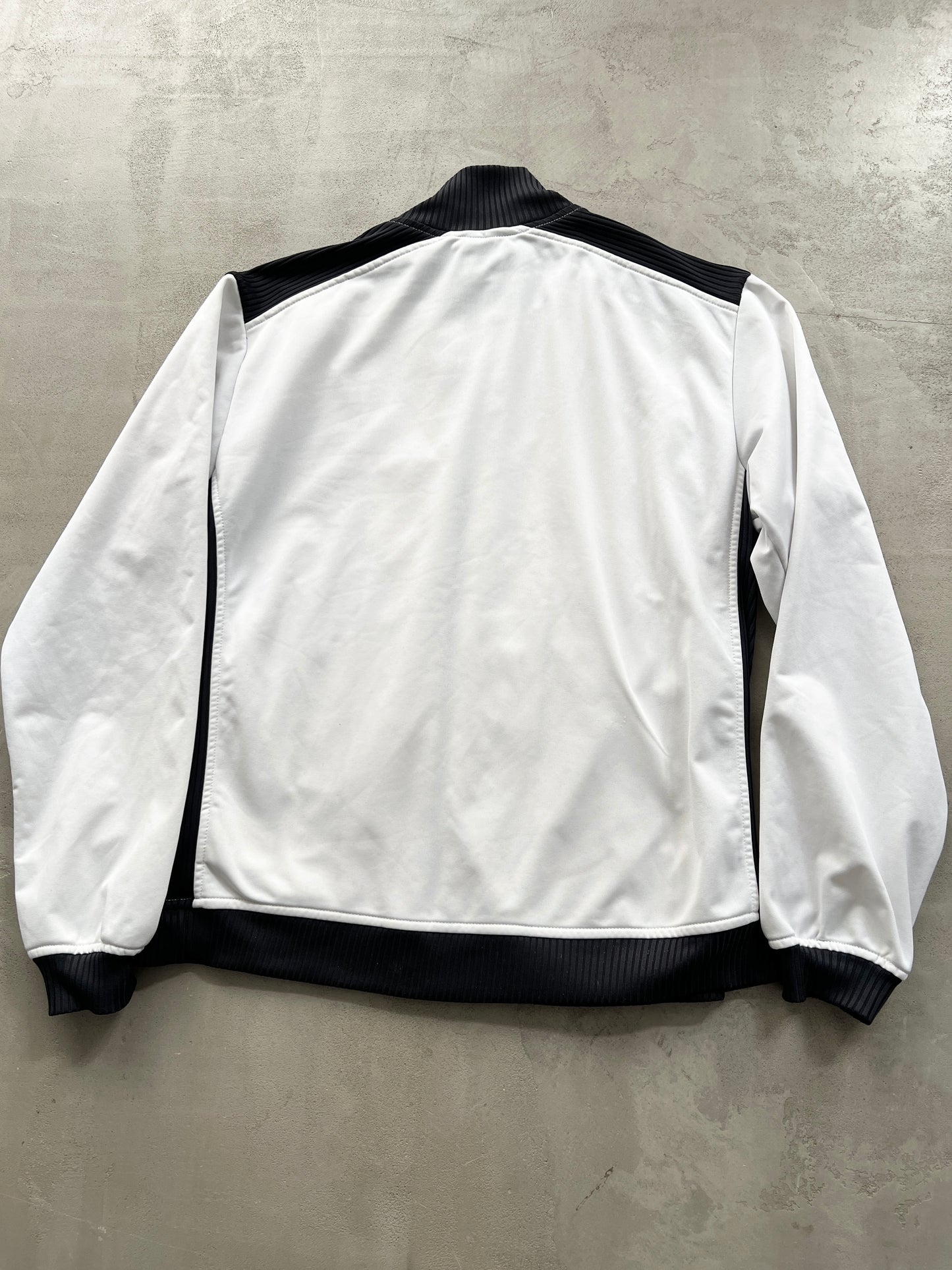 WHITE NIKE TRACK JACKET - 2000S - M