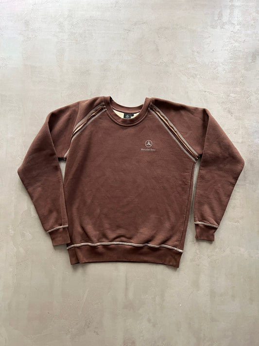 BROWN MERCEDES BENZ SWEATER - 2000S - S