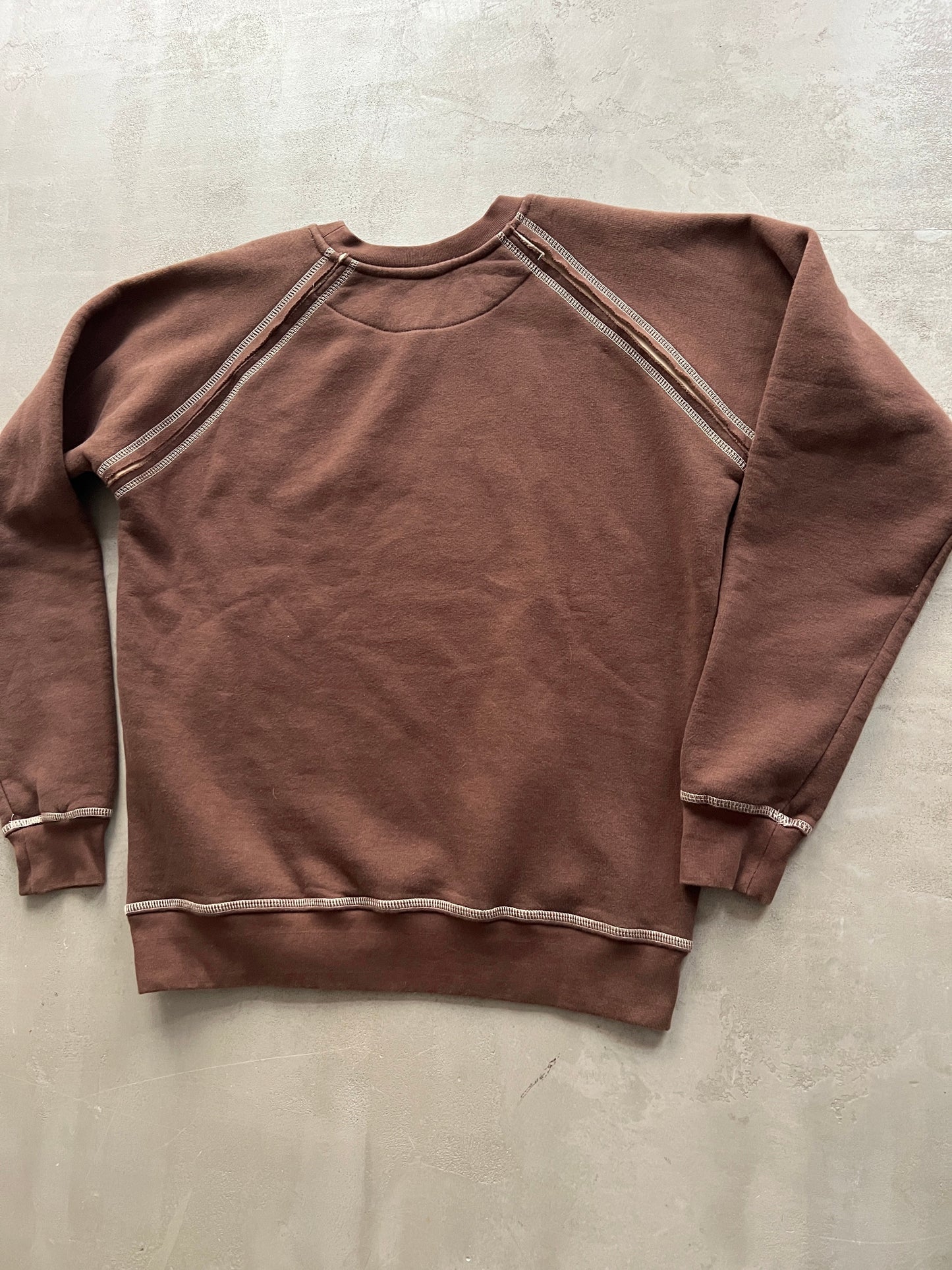 BROWN MERCEDES BENZ SWEATER - 2000S - S