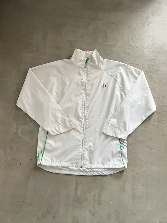 WHITE/GREEN TN7 TRACK JACKET - 2000S - L