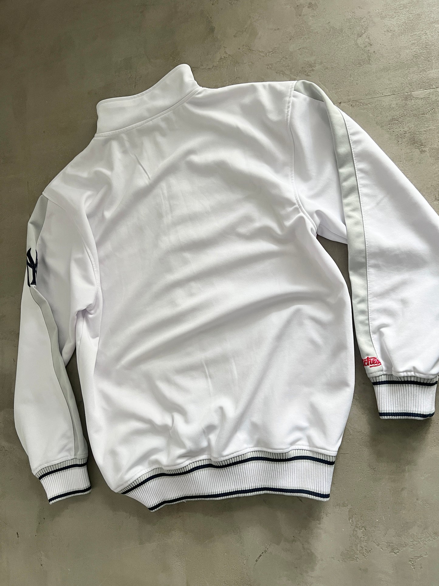 WHITE YANKEES JACKET - 2000S - L/XL