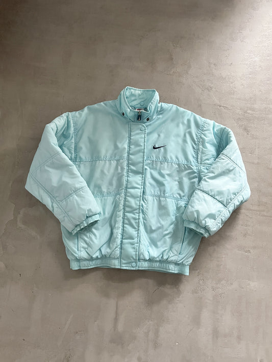 BABY BLUE NIKE PUFFER - 1990S - S