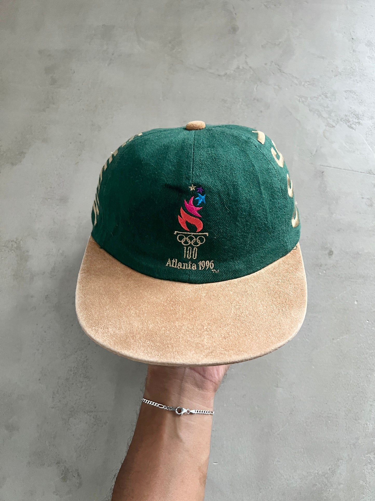 GREEN OLYMPIC GAMES CAP - 1990S