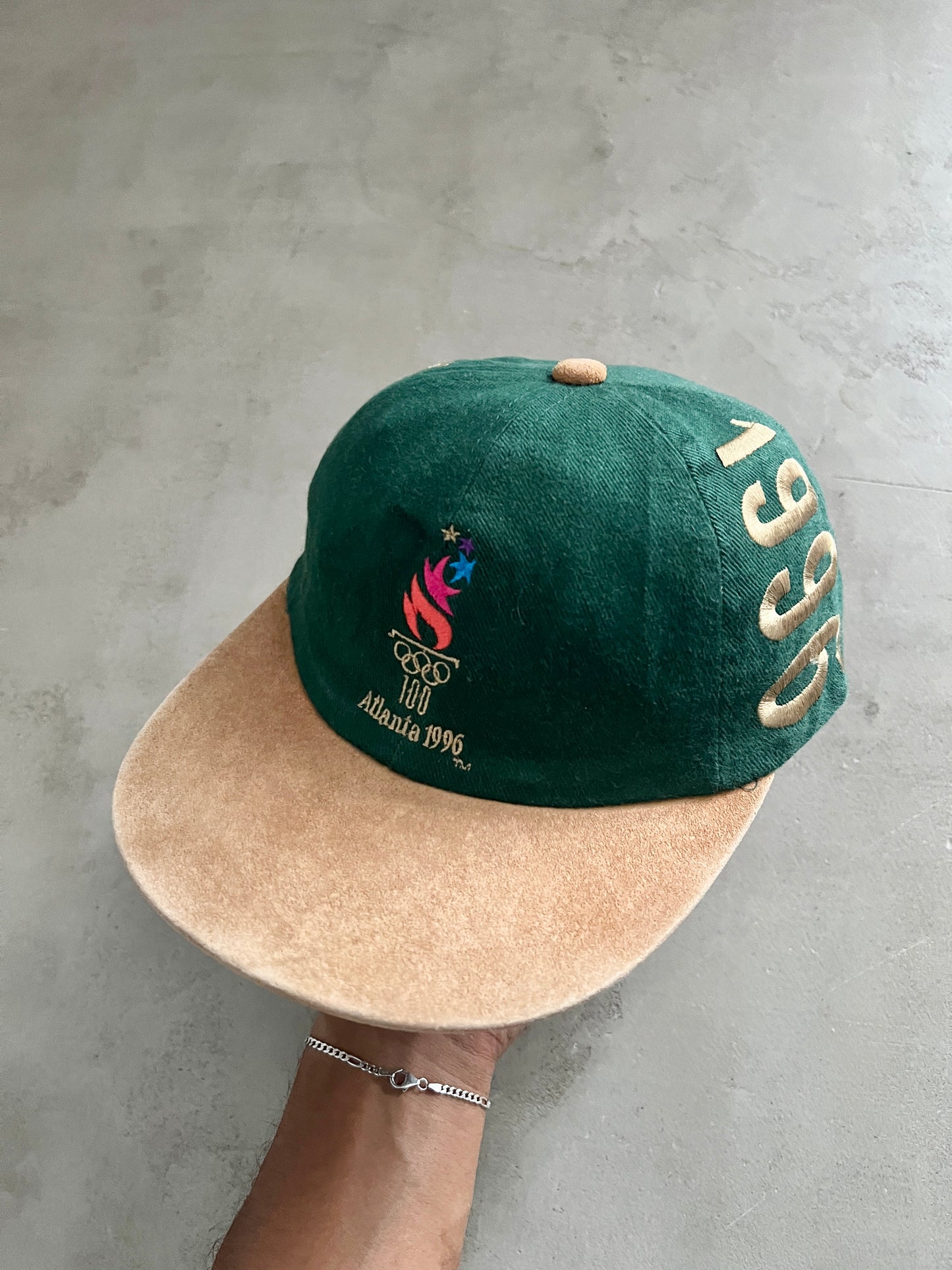 GREEN OLYMPIC GAMES CAP - 1990S