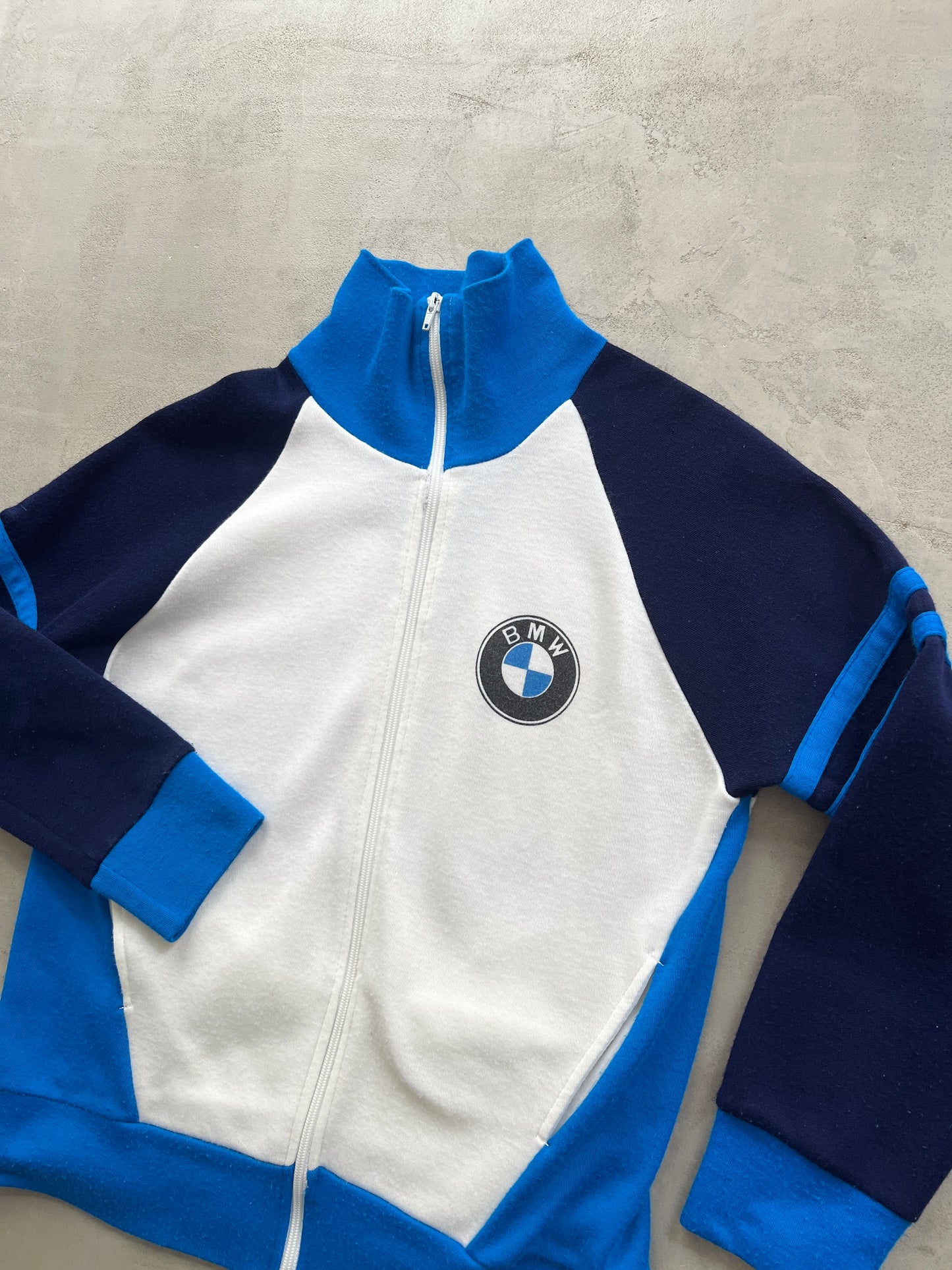 WHITE BMW JACKET - 1990S - M/S