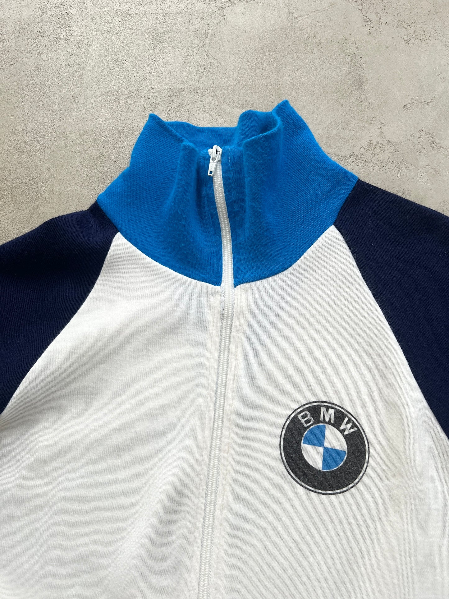 WHITE BMW JACKET - 1990S - M/S