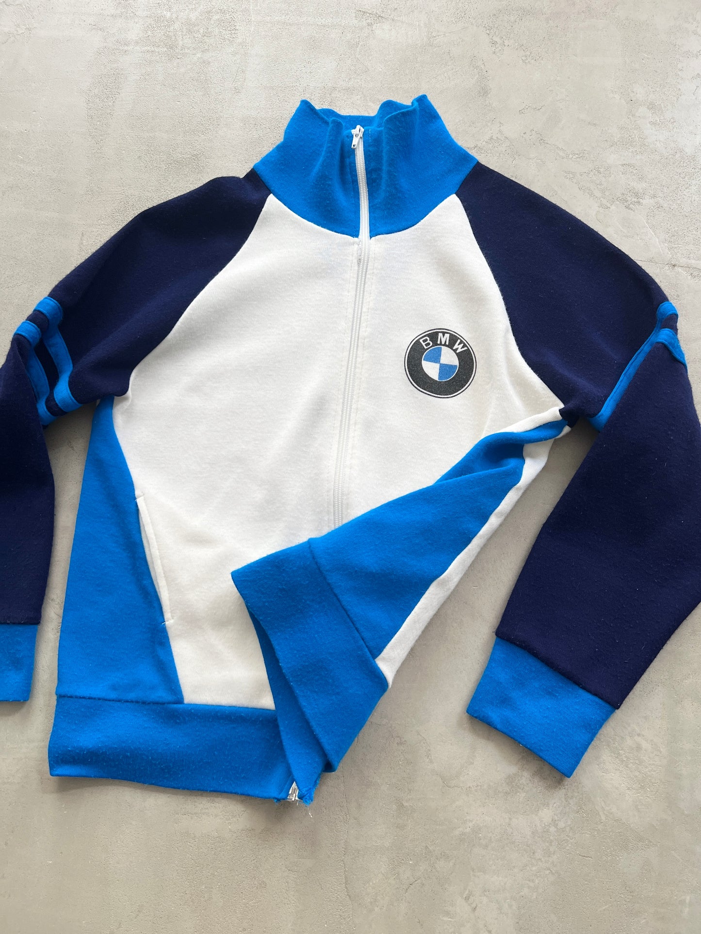 WHITE BMW JACKET - 1990S - M/S