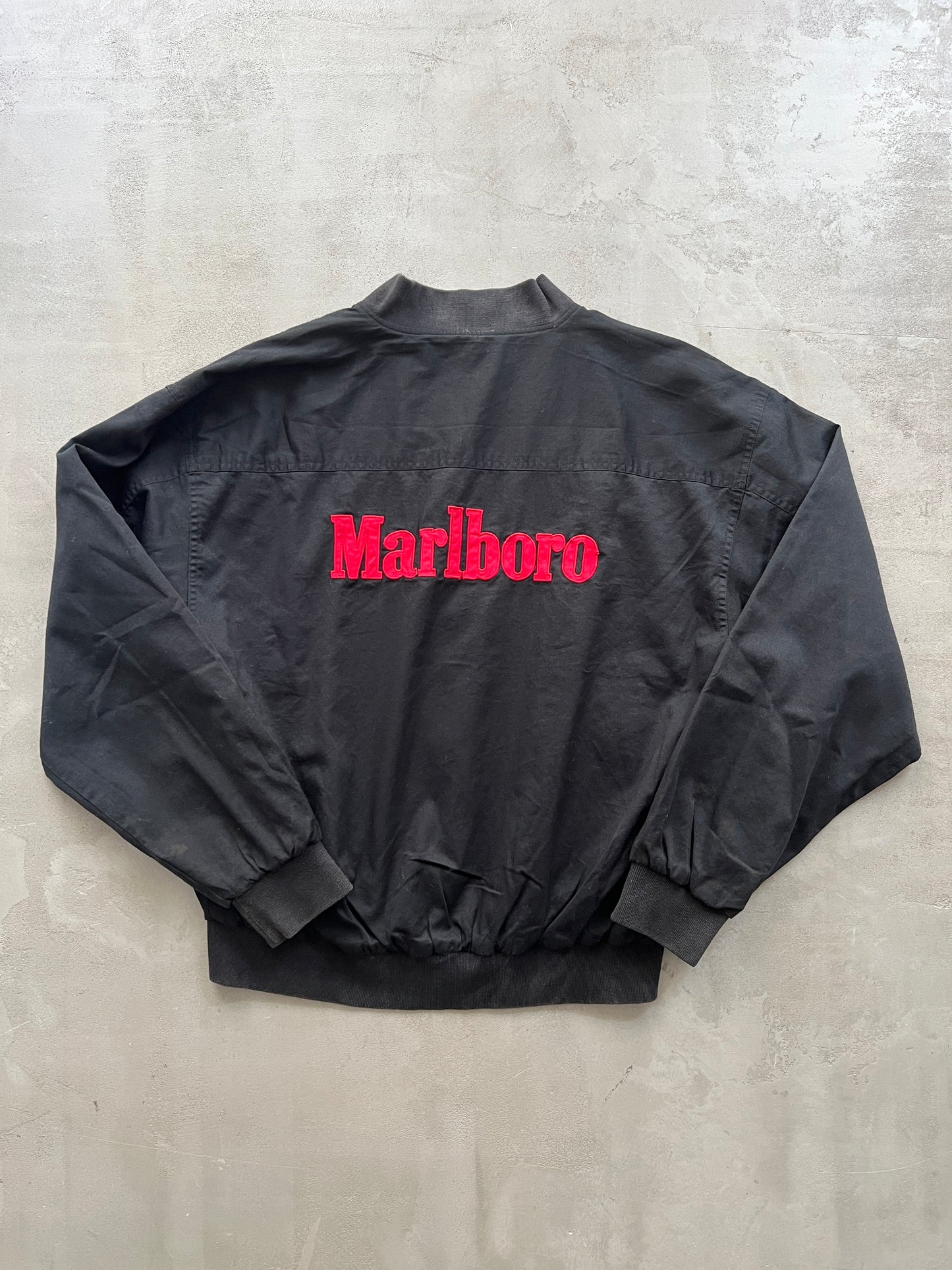 BLACK MARLBORO JACKET - 1990S - M/L