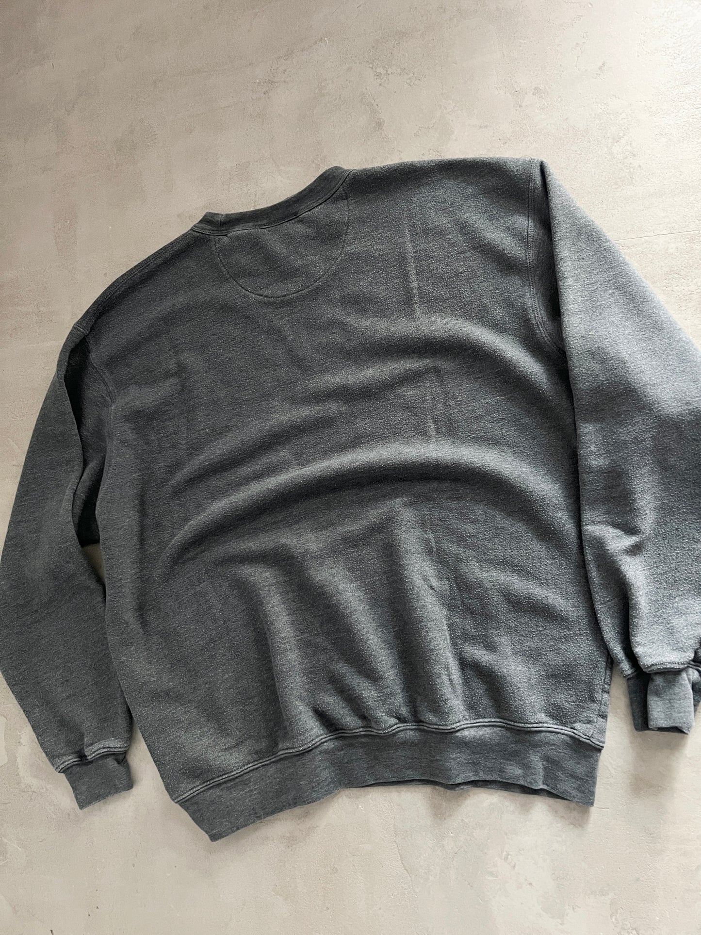 GREY MERCEDES BENZ SWEATER - 1990S - L/XL