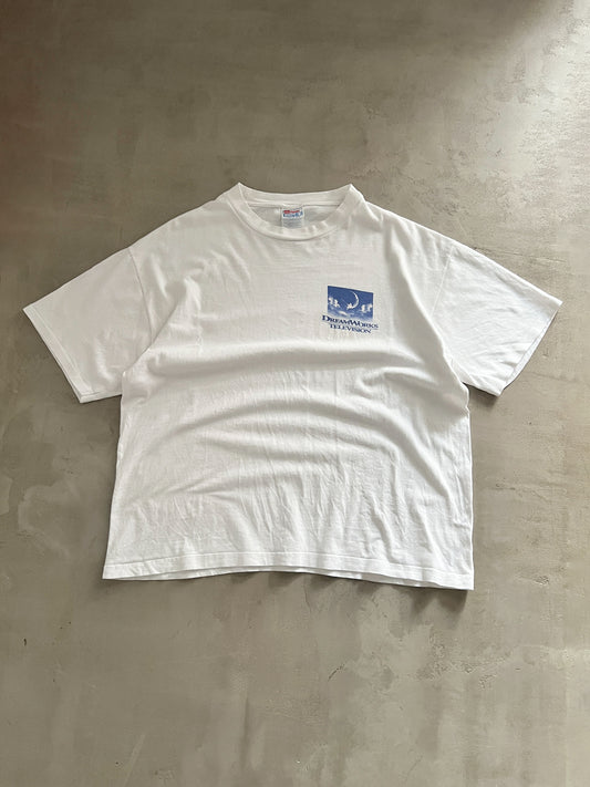 WHITE DREAM WORKS PROMO TEE - 1990S - M/L