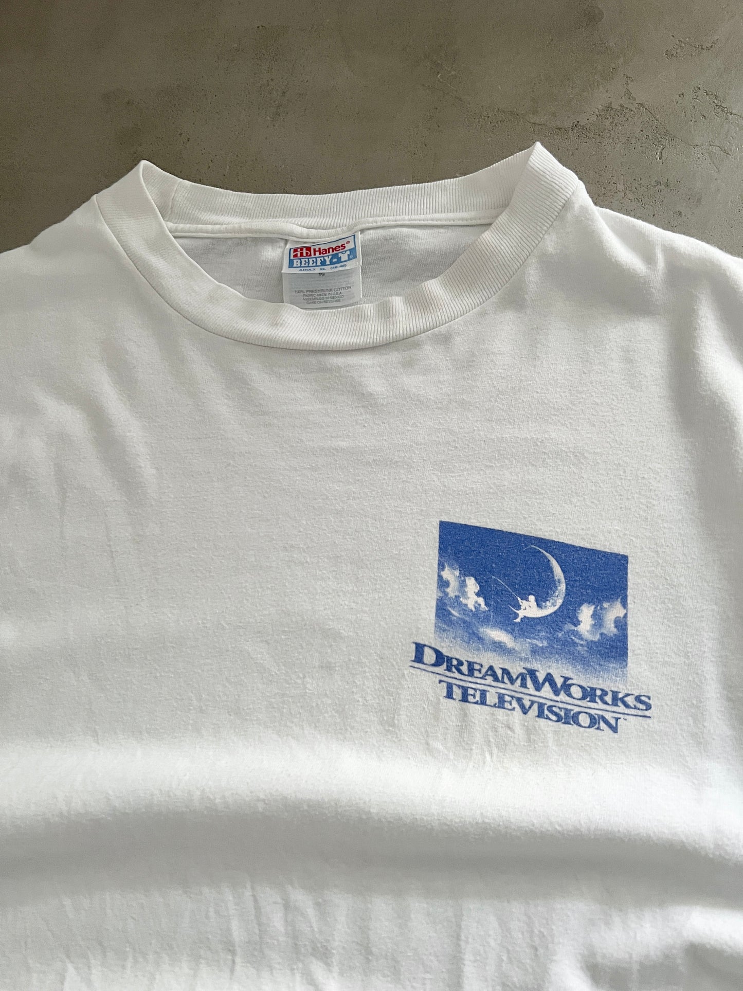 WHITE DREAM WORKS PROMO TEE - 1990S - M/L