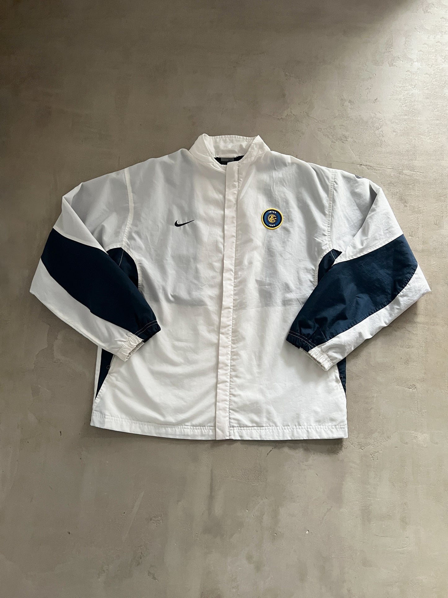 WHITE INTER MILAN TRACK JACKET - 2000S - L/XL